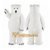 Polar Bear Mascot Costume Polar Bear Mascot Costume