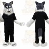 Police Gray Wolf Mascot Costume for Adult