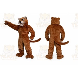 Power Cat Cougar Mascot Costume for Adult