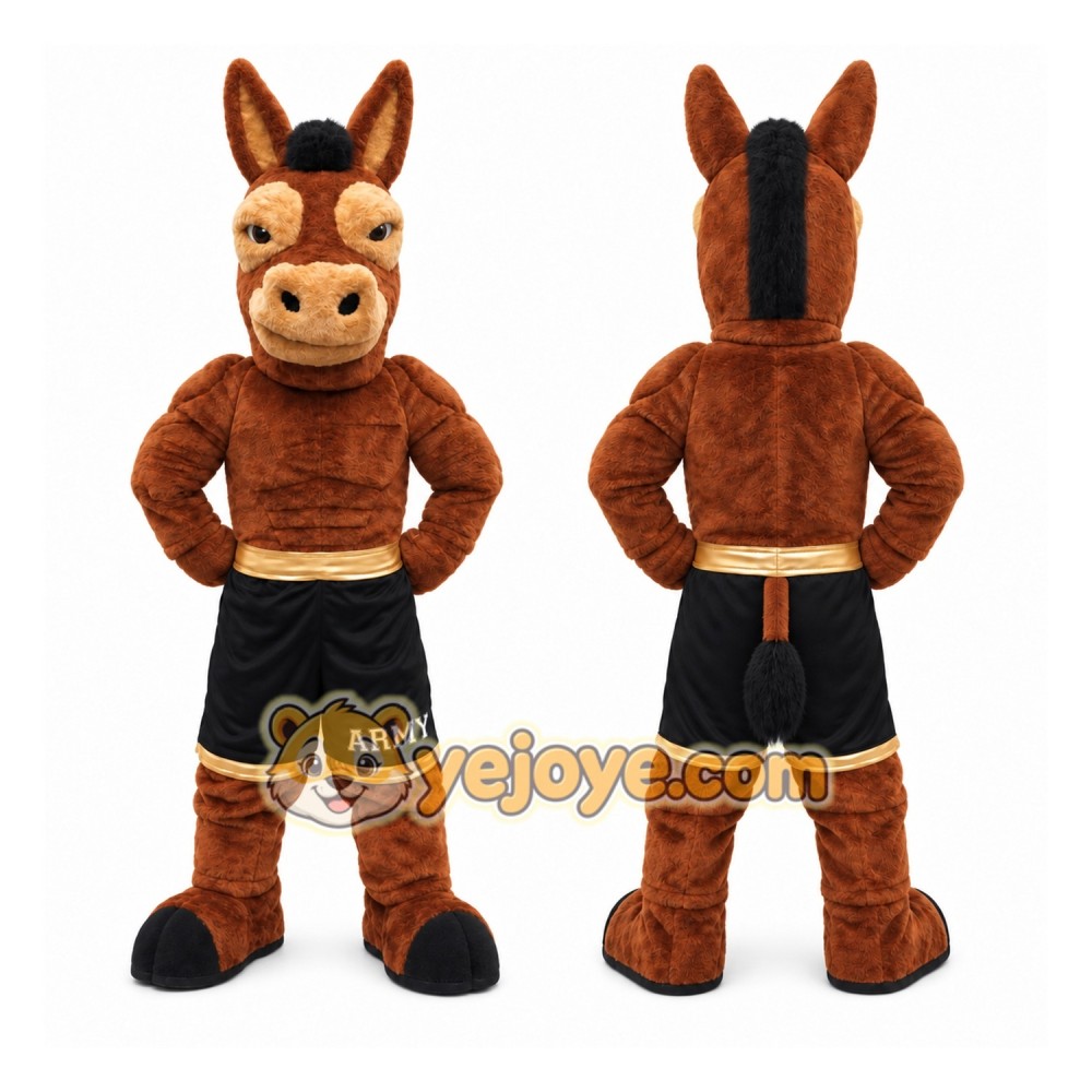 Power Mule Mascot Costume for Adults