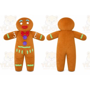 Pretty Candy Brown Boy Mascot Costume