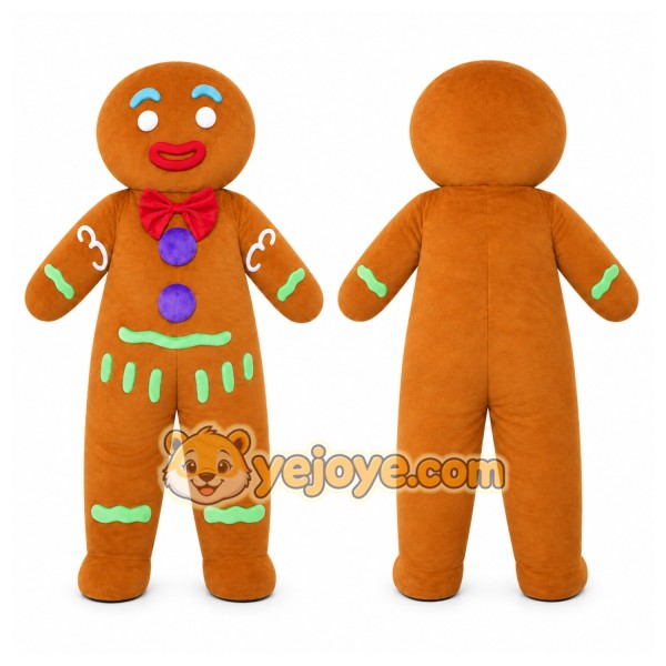 Pretty Candy Brown Boy Mascot Costume