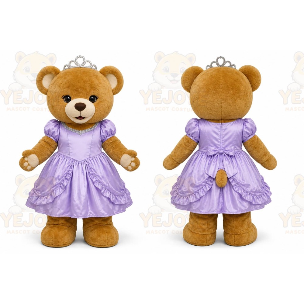 Princess Teddy Bear Mascot Costume