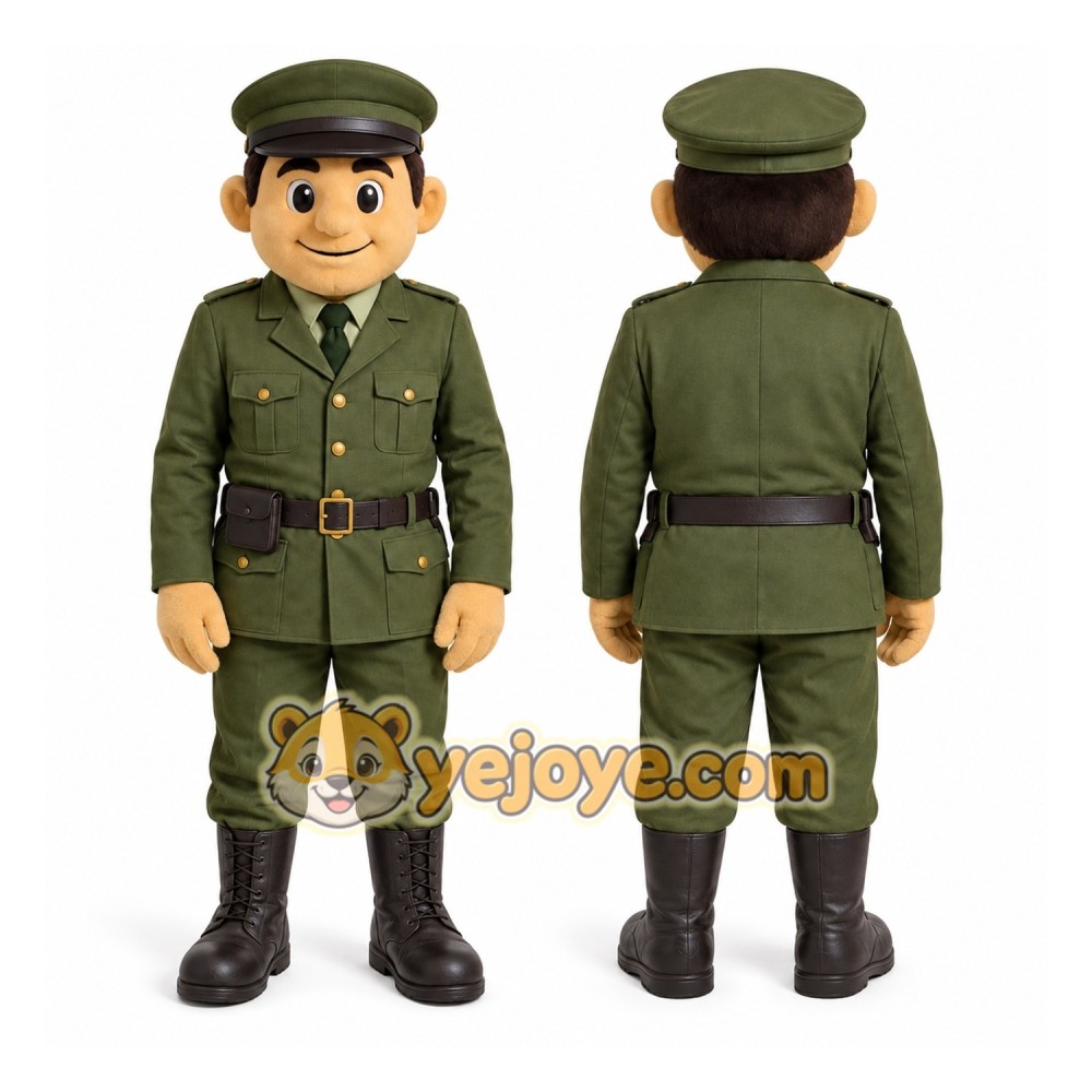 Private Soldier Warrior Mascot Costume