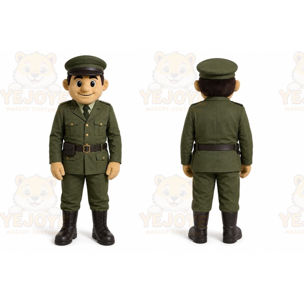 Private Soldier Warrior Mascot Costume
