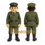 Private Soldier Warrior Mascot Costume