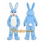Professional Adult Rabbit Bunny Light Blue Mascot Costume