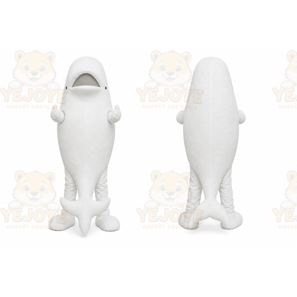 Beluga whale Sea Animal Mascot Costume