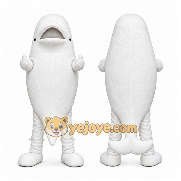 Beluga whale Sea Animal Mascot Costume