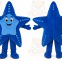 Professional Blue Sea Star Starfish Mascot Costume