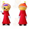 Professional Girl Mascot Costume Adult