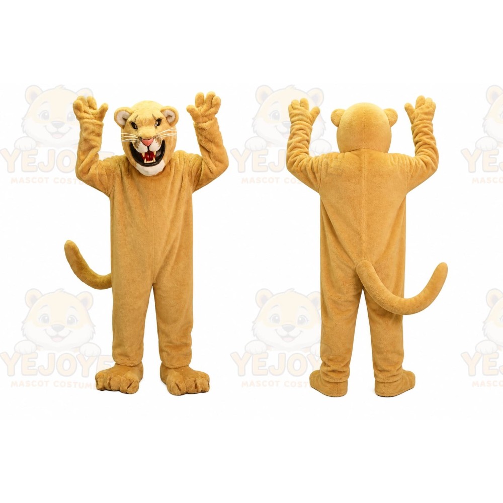 Professional Golden Lion Mascot Costume