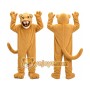 Professional Golden Lion Mascot Costume