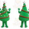 Professional Green Christmas Tree Mascot Costume