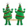 Professional Green Christmas Tree Mascot Costume
