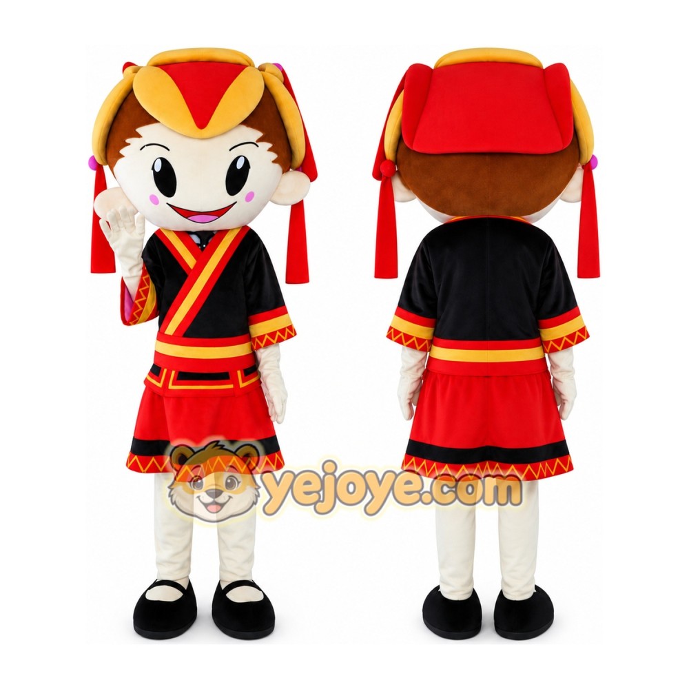 Professional Mascot Costume Girl Mascot Costume