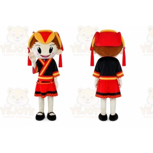 Professional Mascot Costume Girl Mascot Costume