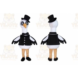 Professional Mr.Crane Bird Mascot Costume Adult Crane Cartoon