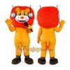 Professional Orange Hair Lion Mascot Costume Professional Orange Hair Lion Mascot Costume