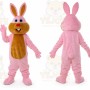 Professional Pink Bunny Rabbit Mascot Costume