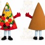 Professional Pizza Mascot Costume