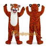 Professional Quality Orange Tiger Mascot Costume Adult