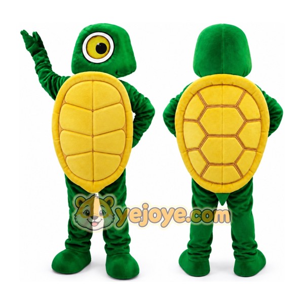 Green Turtle Mascot Costume