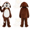 Best Buddy White & Brown Dog Dogwood Mascot Costume