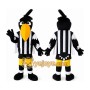 Black and White Bird Mascot Costume