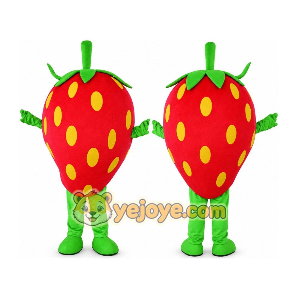 Strawberry Mascot Costume Strawberry Mascot Costume