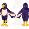 Purple Bird Mascot Costume