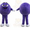 Purple Chocolate Beans Mascot Costume
