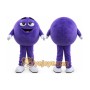Purple Chocolate Beans Mascot Costume