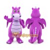 Purple Dragon Mascot Costume Purple Dragon Mascot Costume