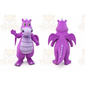Purple Dog Mascot Costume