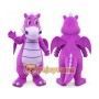Purple Dragon Mascot Costume