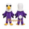 Purple Eagle Mascot Costume Purple Eagle Mascot Costume
