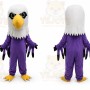 Purple Dress Princess Mascot Costume