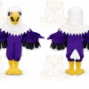 Purple Eagle Mascot Costume Hawk _ Falcon