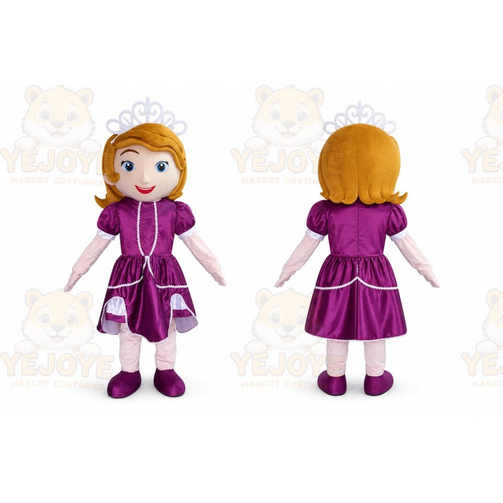 Purple Eagle Mascot Costume