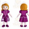 Purple Eagle Mascot Costume