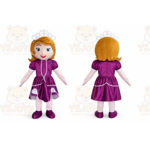 Purple Eagle Mascot Costume