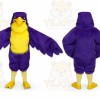 Purple Eye Eagle Mascot Hawk Falcon Mascot Costume