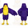 Purple Eye Eagle Mascot Hawk Falcon Mascot Costume