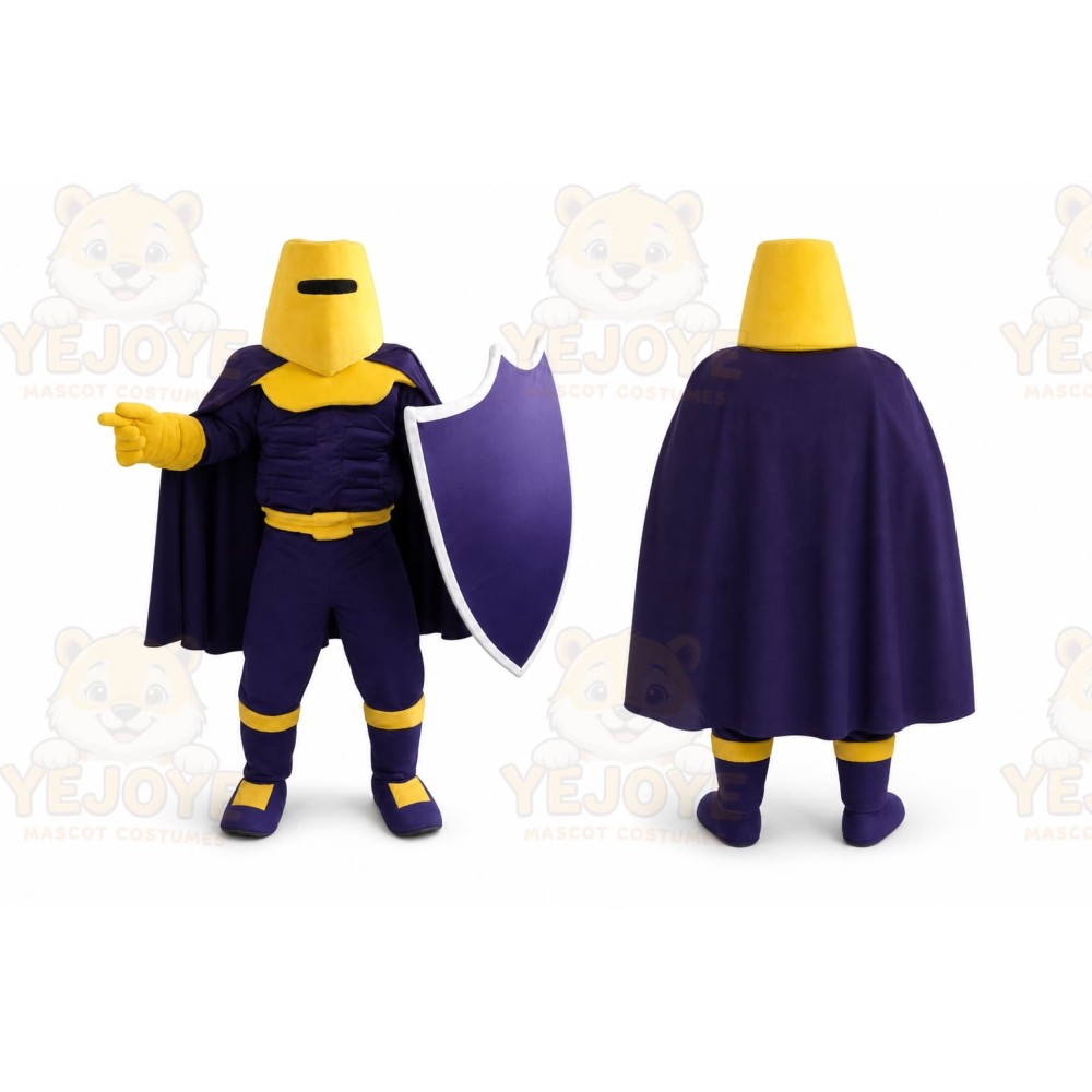 Purple Hair Girl Mascot Costume
