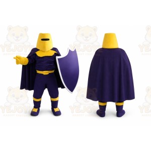 Purple Hair Girl Mascot Costume