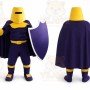 Purple Hair Girl Mascot Costume