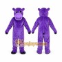 Purple Hippo Mascot Costume for Adult