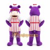 Purple Hippo Mascot Costume Purple Hippo Mascot Costume