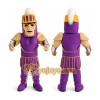 Purple Knight Mascot Costume Spartan Trojan Cotume Purple Knight Mascot Costume Spartan Trojan Cotume